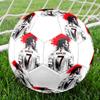 Pallone da Calcio CR7 taglia 5, colorato, adatto a tutte le età, cucito a macchina, materiale PVC, qualità da competizione, durevole e ad alto rimbalzo