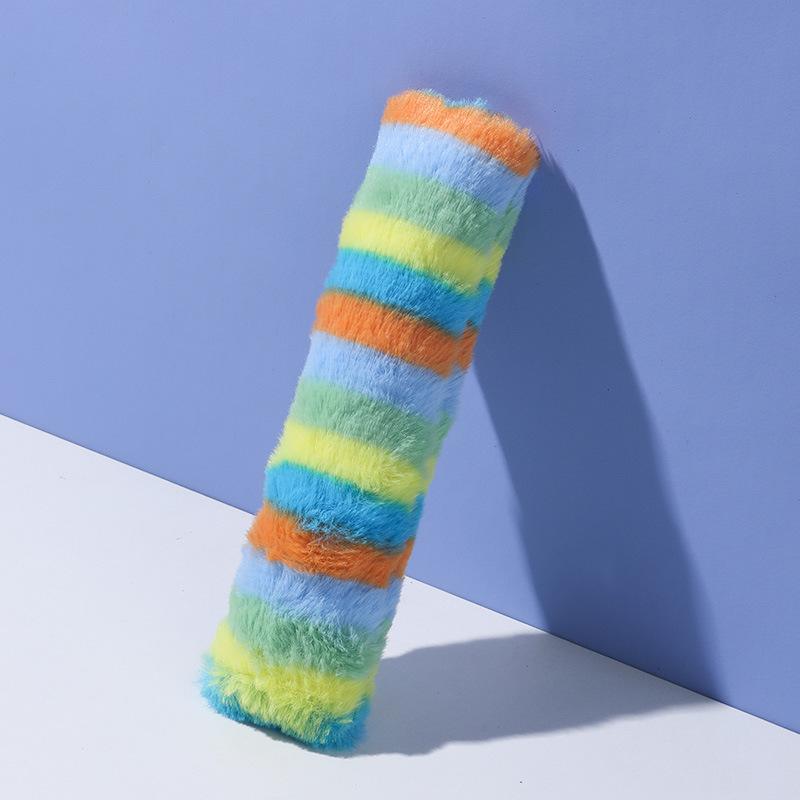 

Зоотовары: Радужная плюшевая длинная подушка-валик, игрушка для саморазвлечения кошки, кошачья мята, голосовая интерактивная игрушка для скуки Forest green