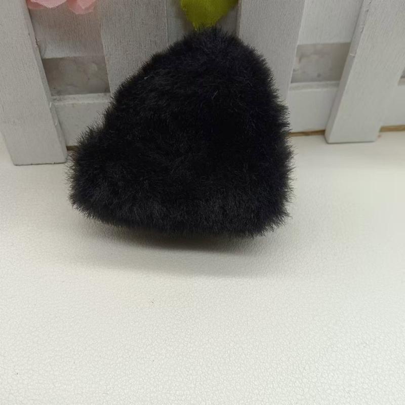 Stylish Plush Cats Ear Hair Clips Unique Cats Ear Hair Clips Soft Nonslip Bangs Claw Clips for Women Decoration