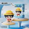 Pirate Anime Character Building Blocks for Kids - Educational Assembly Desktop Ornaments