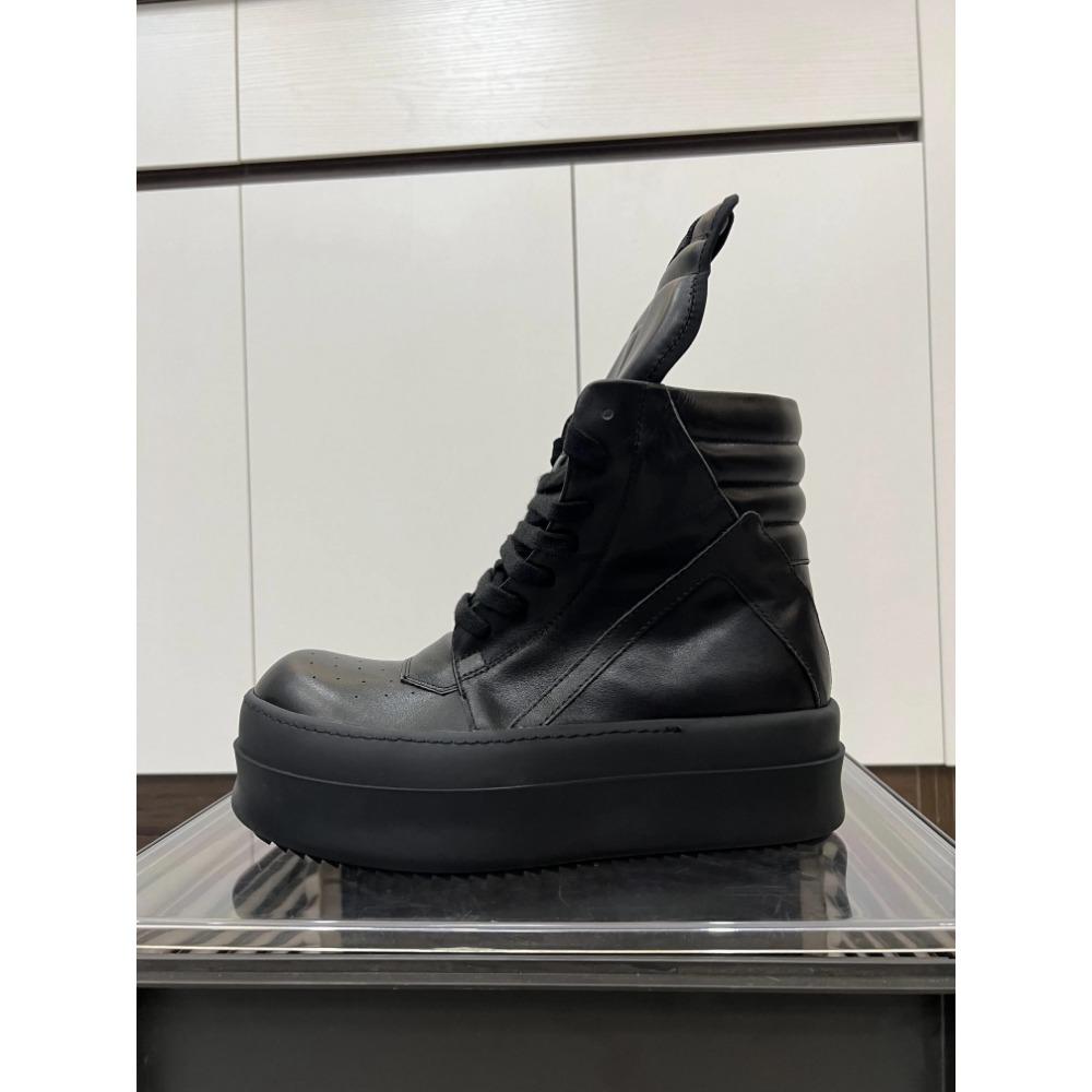 Men Shoes Trendy Blue Leather Casual Double Bottom Premium Women's Zipper Thick Soled Sneakers Height increasing Shoes