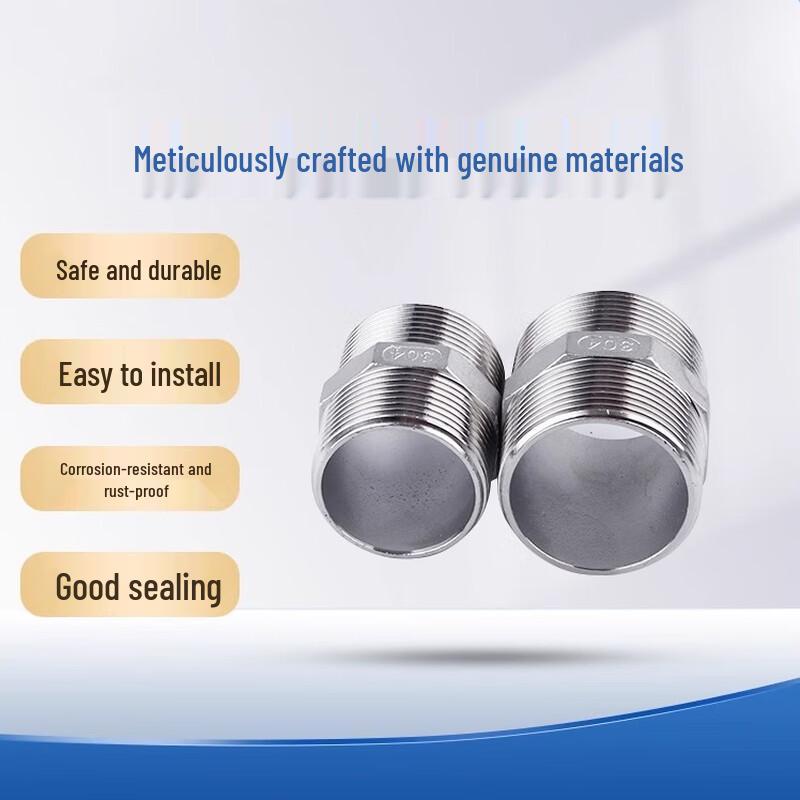 304 Stainless Steel Hex Nipple Pipe Fitting