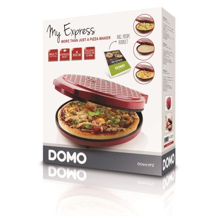 Pizzaofen - DOMO - My express - 1450W - Rot - Variable Temperatur
