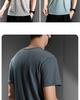 Men's Quick-Dry Ice Silk Mesh T-shirt - Breathable, Lightweight, Short Sleeve for Summer Sports