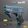 COP357 Carrot Toy Gun Shell Ejection Soft Bullets Launcher Mini Size Manual Firing Portable Pistol Model Children Adult Gift