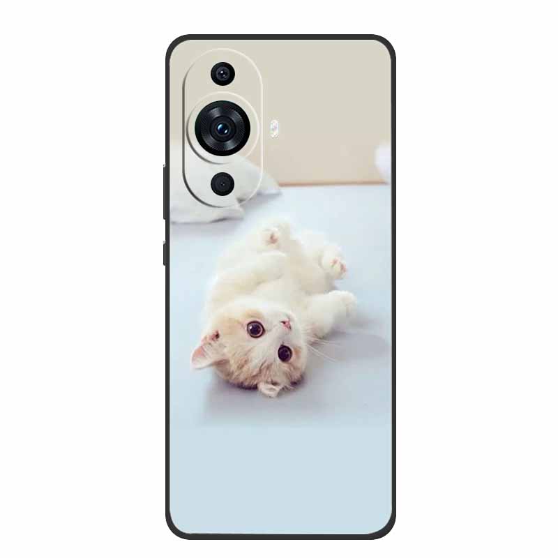 For Huawei Nova 12s Case Popular Black Silicone Soft Back Cover Case For Huawei Nova 12s Phone Case Cover Nova12s 12 s Funda 6.7