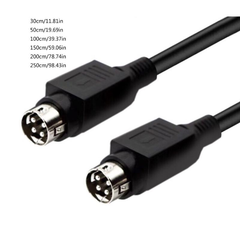 4Pin Male Connectors Cable for R1700BTR1600TIII Speaker Shielded 4Pin Male Cable Excellent Signal Transmission Wire