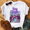 Neu in Oberteilen Vintage-Stil Kleidung Reine Baumwolle Sommer Kurzarm Unisex Damen Unisex Tiefes Lila Heavy Metal Rockband T-Shirt