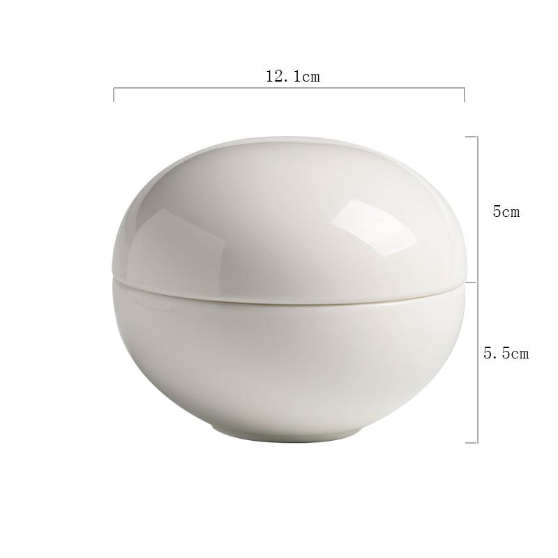 

Креативные керамические суповые миски, круглая однотонная столовая посуда с крышками, миски для супа, тарелки для закусок и десертов в отелях и ресторанах, миски для выпечки