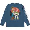 Levis X Toy Story Collaboration Pocket Label Crew Neck Long Sleeve T-Shirt Men Tops 0034Q0000