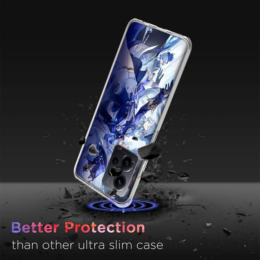 Cute Furina Genshin Impact Phone Case For Redmi Note 14 15 Pro 5G 13 12 Pro Plus 11 11T 11E 11S 10 Pro 10S 9 9S Cover Cell Clear