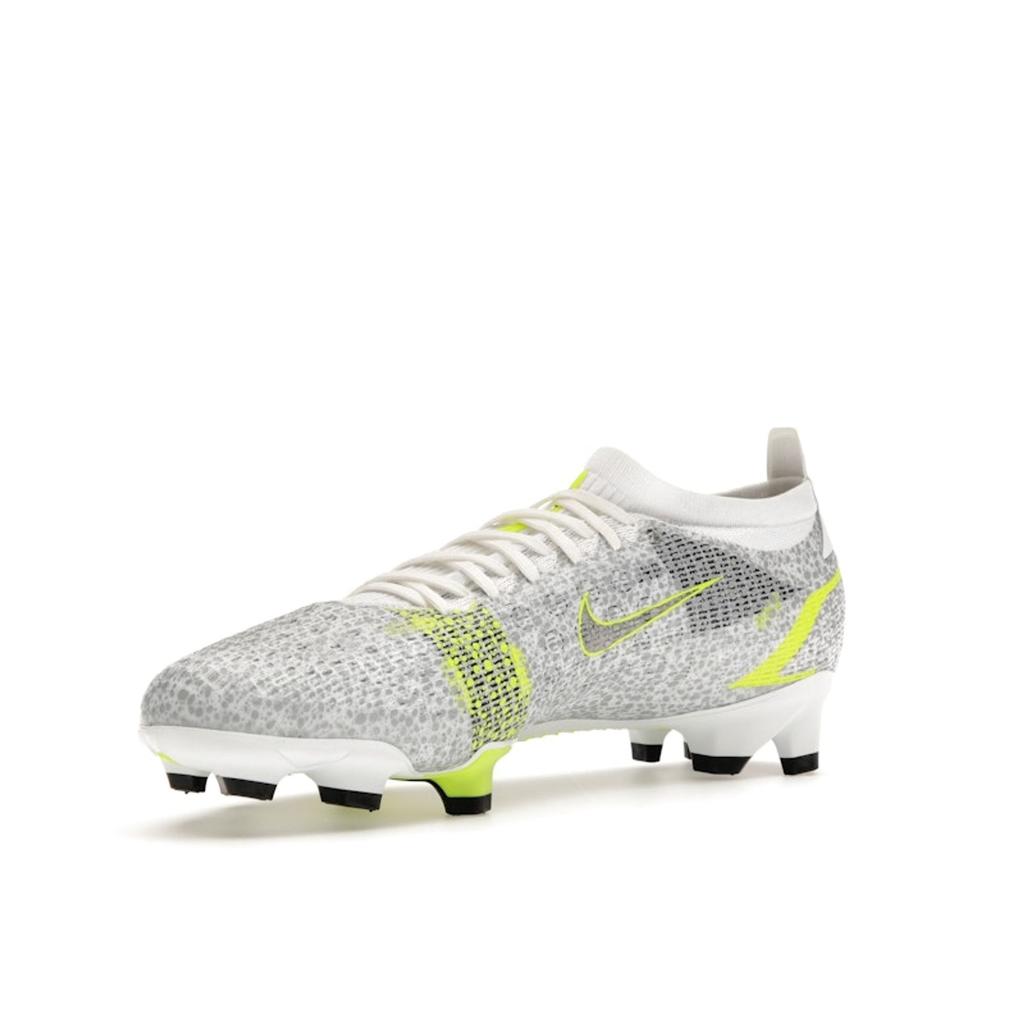 Nike Mercurial Vapor 14 Pro FG Metallic Silver Volt Men Sneakers White Black CU5693-107