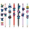 Stitch Pen Clip and Sleeve with Personalized Card and Straw Decorations