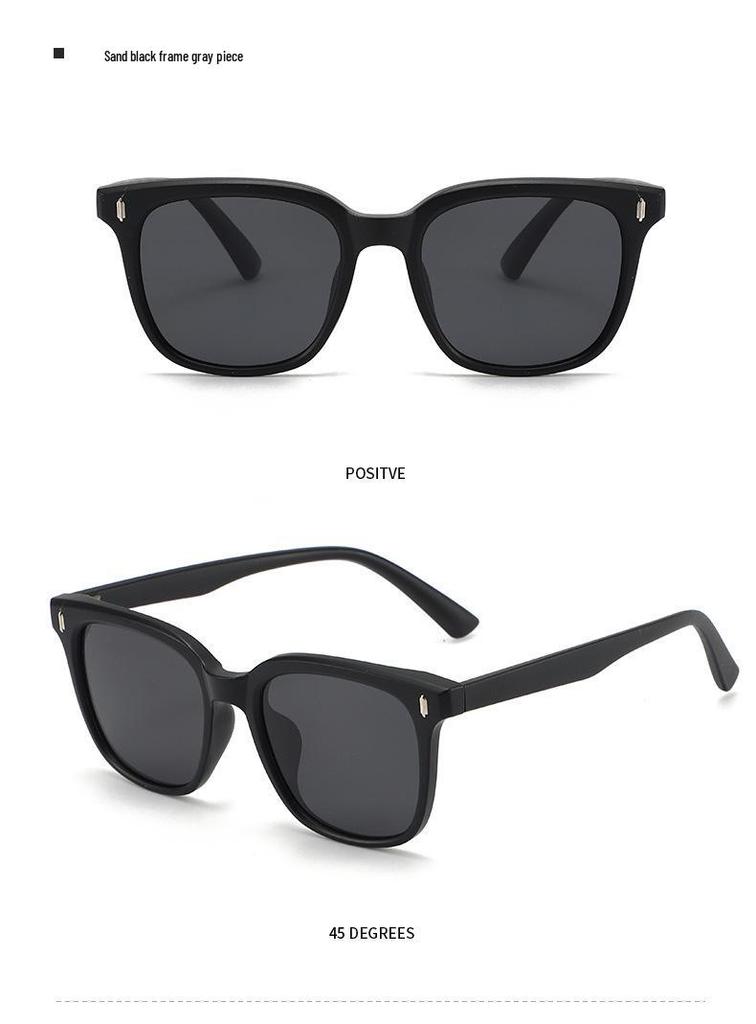 Women's Retro Small Frame Polarized Sunglasses - High-End Design, Slimming Effect, Ideal for Driving and Students