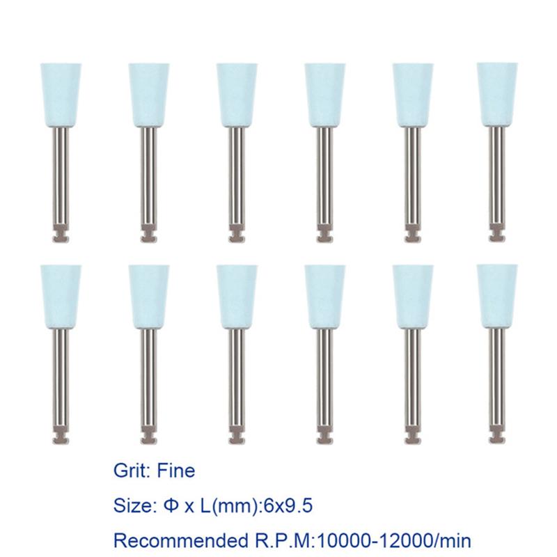 Dental Silicone Polisher 12Pcs/Pack For Contra Angle Handpiece Porcelain Polishing Composite Teeth Polish Dentistry Tool