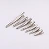 20-50 Pezzi/lotto 25/30/40/45mm Base per Pinza per Capelli a Dente Singolo in Metallo a Coccodrillo Per Fai da Te Fermagli Gioielli Componenti Accessori