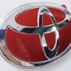 Car Logo Emblem for Toyota Corolla Camry RAV4 Hilux CHR Highlander Yaris Vios Alphard Prado Reiz Wish, Front Grill and Hood 3D