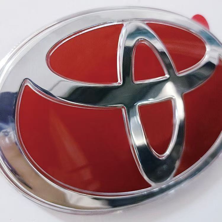 Car Logo Emblem for Toyota Corolla Camry RAV4 Hilux CHR Highlander Yaris Vios Alphard Prado Reiz Wish, Front Grill and Hood 3D