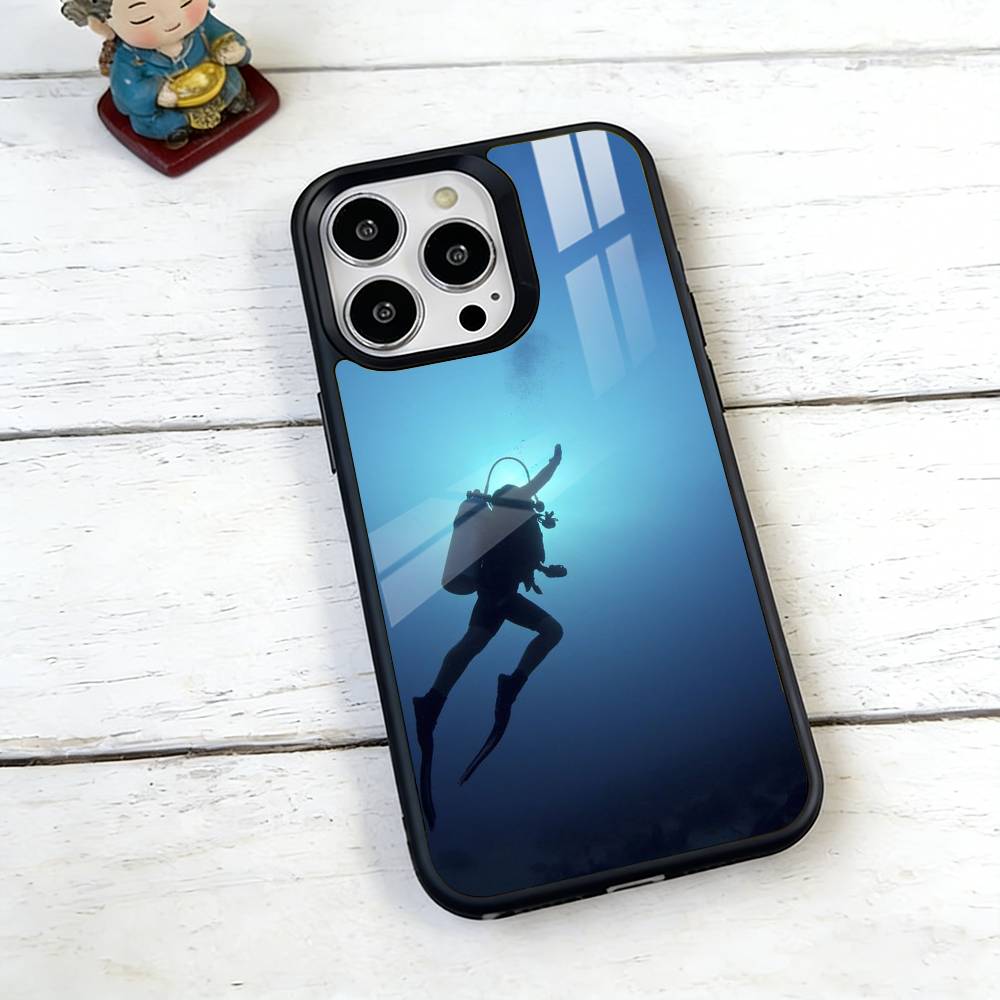 Scuba Diving Dive Phone Case For iPhone17,16,15,14,13,12,11 Plus,Pro Magnetic For Magsafe Wireless Charging iPhone11PRO