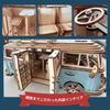 Wooden Plastic Model 3D Plastic Model Wooden Wooden Educational 3D Wood Adults and Kids Educational Natural Finger Brain Volkswagen Bus Craft Kids