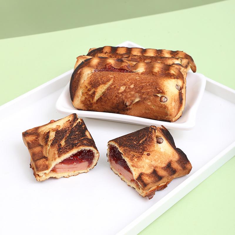 Dual-Sided Little Shell Gas Toaster & Detachable Frying Pan for Bread and Sandwiches