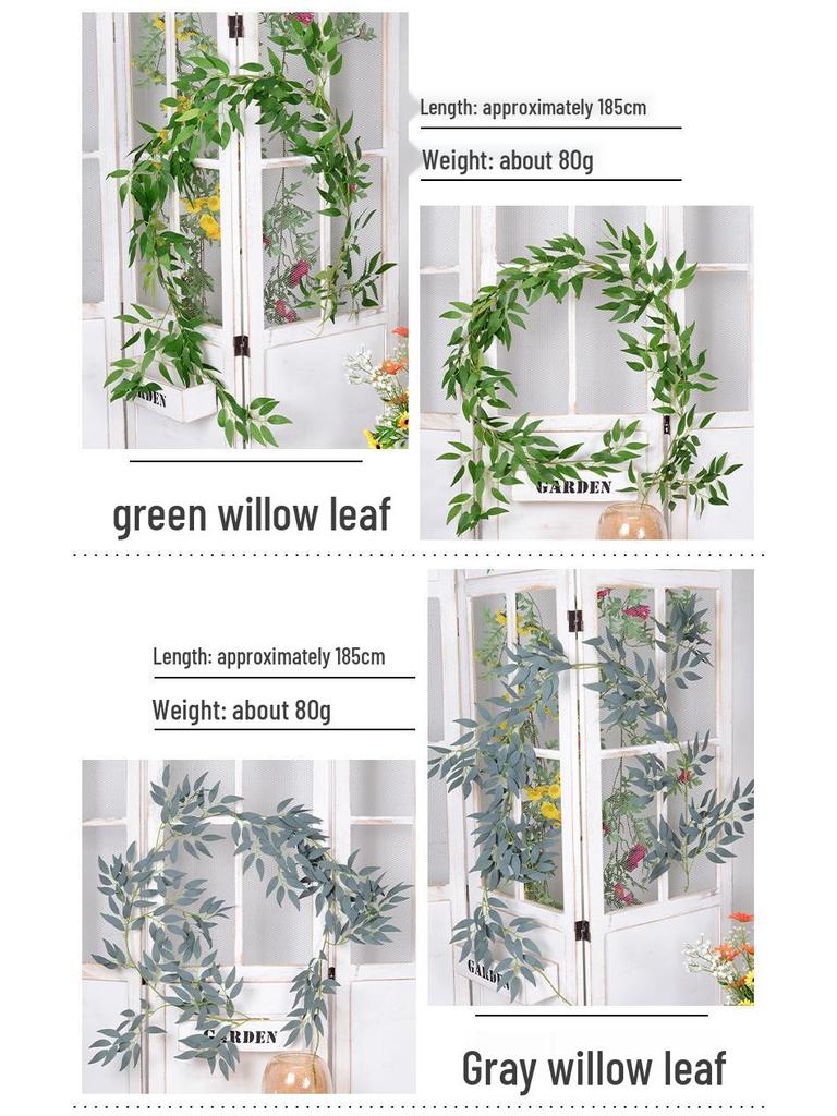 Artificial Rattan Creeping Fig, Pothos & Ivy Vine Decoration