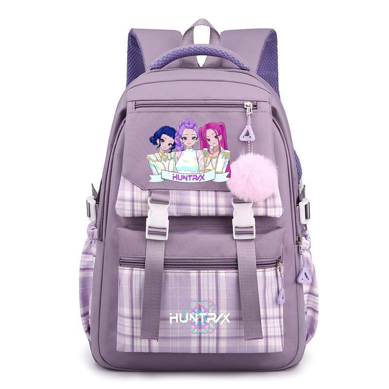 Kpop Witch Hunter Group Printed Schoolbag Korean Version Junior High School Large Capacity Student Casual Backpack