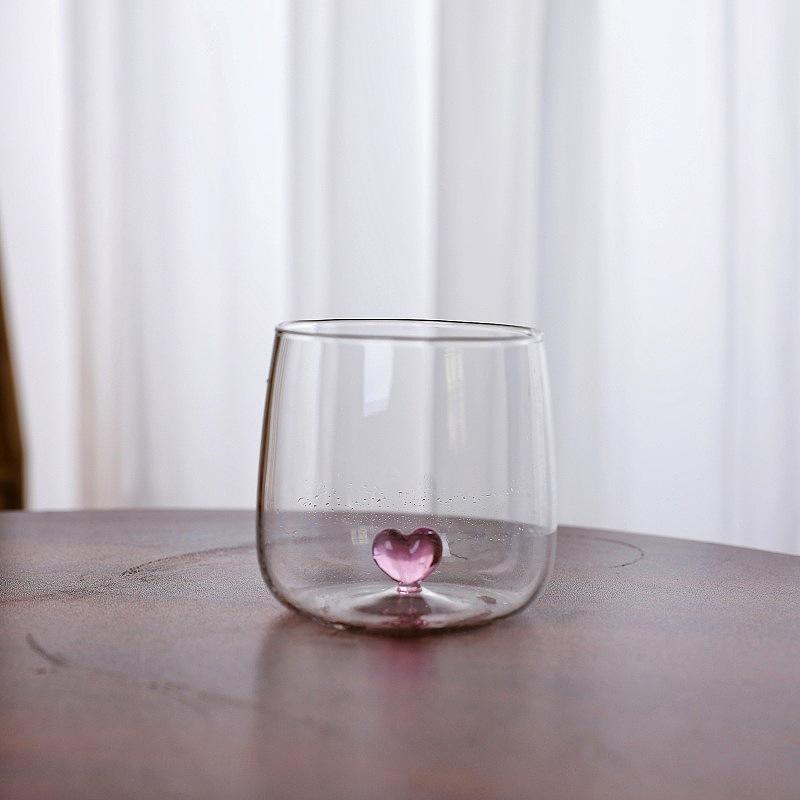 3D Decorative Glass Cup for Whiskey, Cocktails, Coffee, and Juice - Transparent Single-Layer Design