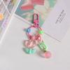 Ins Cute Tulip Keychain Color Ball Pendant Small Fresh Resin Car Key Chain Women'S Backpack Accessories Phone Case Charm Gift