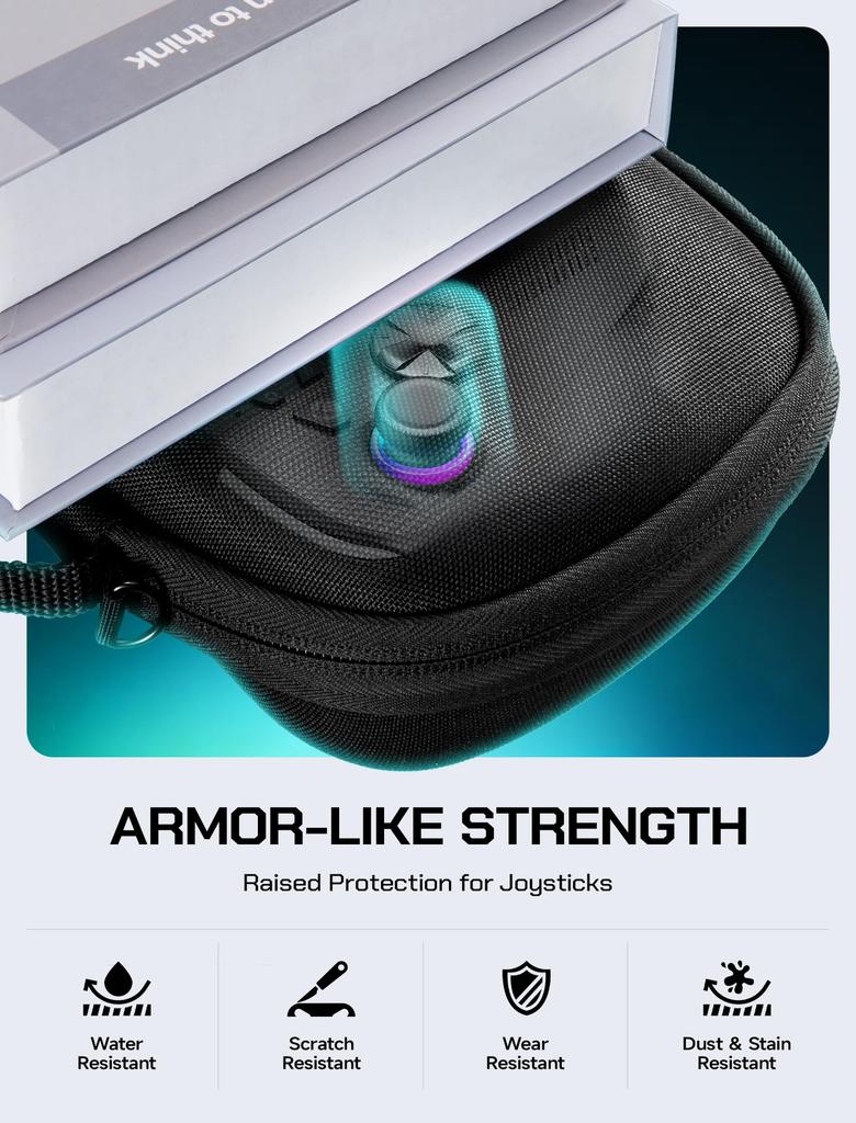 JSAUX ROG Xbox Ally X Hard 2025 Slim Carrying Case for ROG Xbox Ally Full Slim Portable BG0135 Case, Joysticks, Protection, Design, Shockproof, -