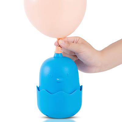 Mini Elektrikli Balon Pompası Sevimli Karikatür Civciv Balon Şişirme Makinesi Geniş Hava Girişli Taşınabilir Balon Şişirici Anti