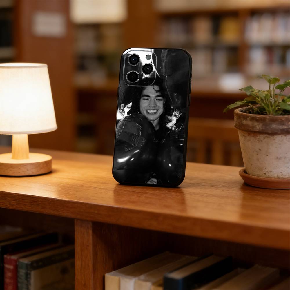Singer C-Conan G-Gray-S Phone Case For iPhone 17,16,15,14,13,12,11 Plus,Pro Max,XS,Soft Silicone Black Cover