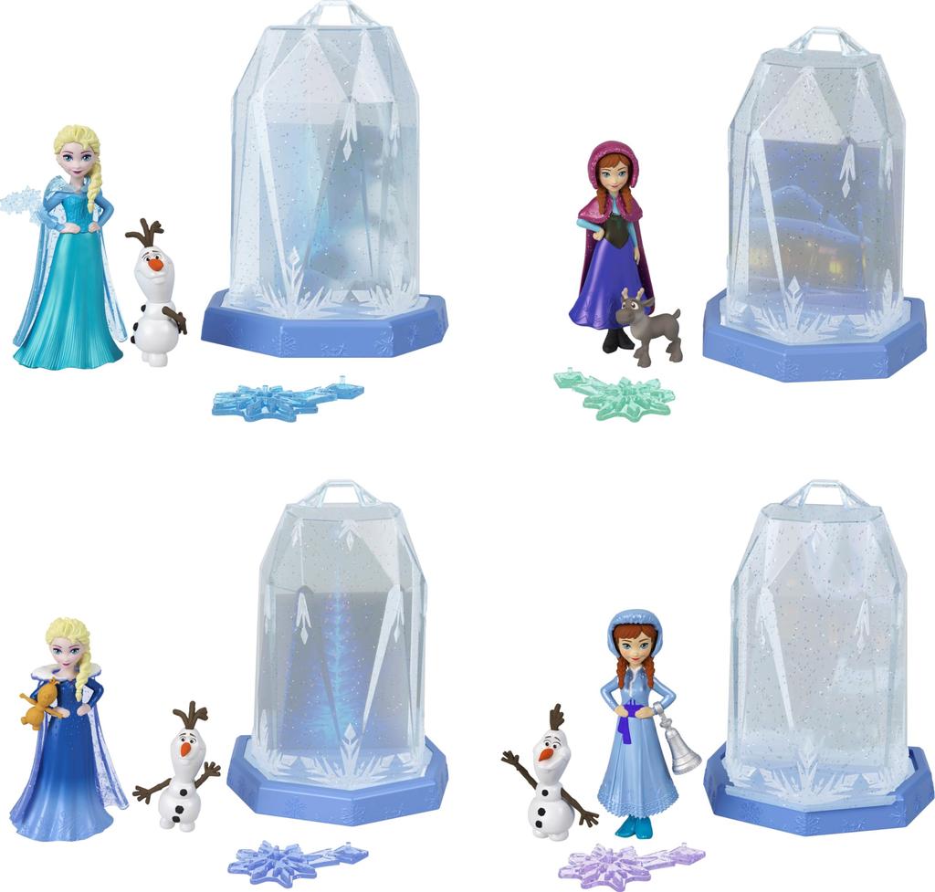 Disney Frozen Ice Reveal The Magic of Ice (Surprise Collection 3 Mini Doll) [Surprise Pack] [Dress-up Doll] [Mini Doll Accessory Set] [Ages 6 and Up]