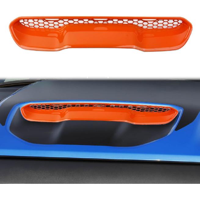 

Korlot Engine Hood Vent Air Intake Moulding Cover Trim for 2021-2026 RAM 1500 TRX/RHO (Orange) оранжевый