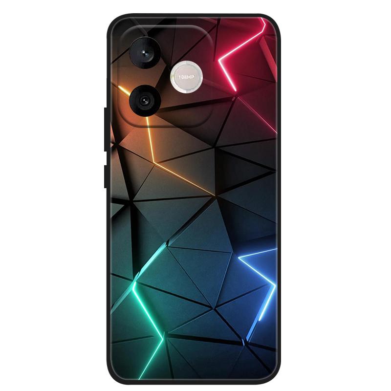 Schwarze Schutzhülle für Honor 600 Lite und Honor 500 Smart mit Silikon-Rückseite