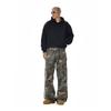 Retro Washed Diagonal Pocket Camouflage Cargo Pants Men's and Women's American High Street Easiest for Match Vibe Straight-leg Loose Casual Trousers