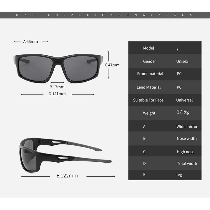 New Cycling Glasses Men And Women Driving Eye Protection UV Sunglasses Sports Sunglasses Protective Glasses 9350