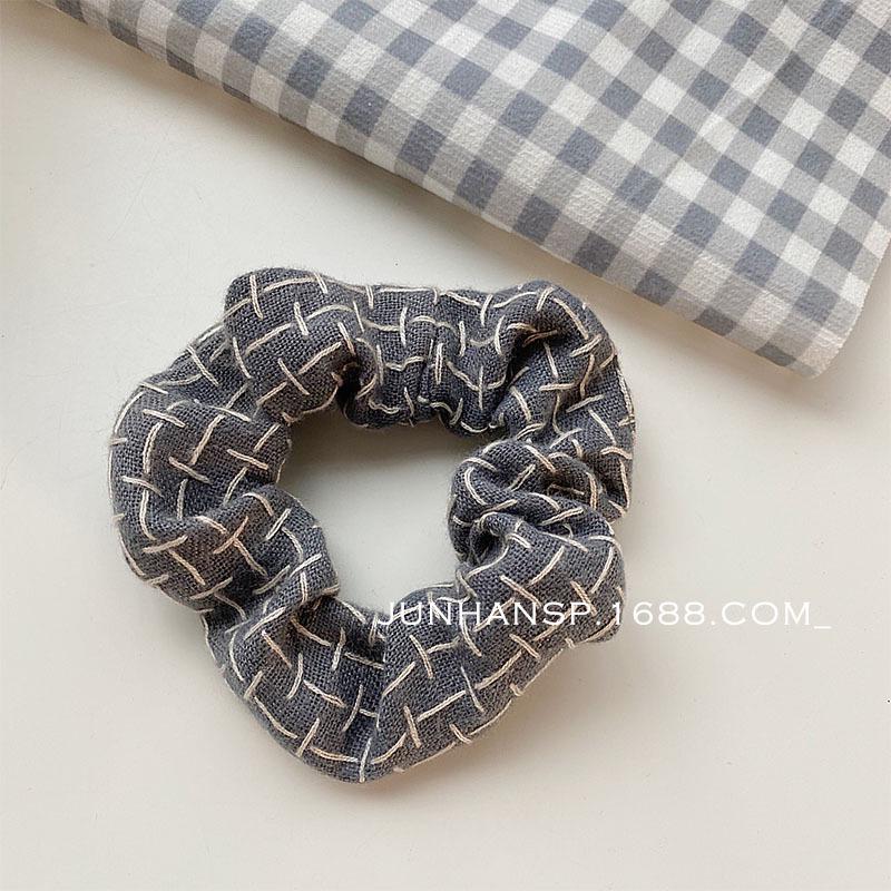 

Темно-серое мороженое резинка для волос французская резинка-скранчи для хвостика пучка заколка аксессуар для волос 4# Imitation Rabbit Fur Gray Hair Tie