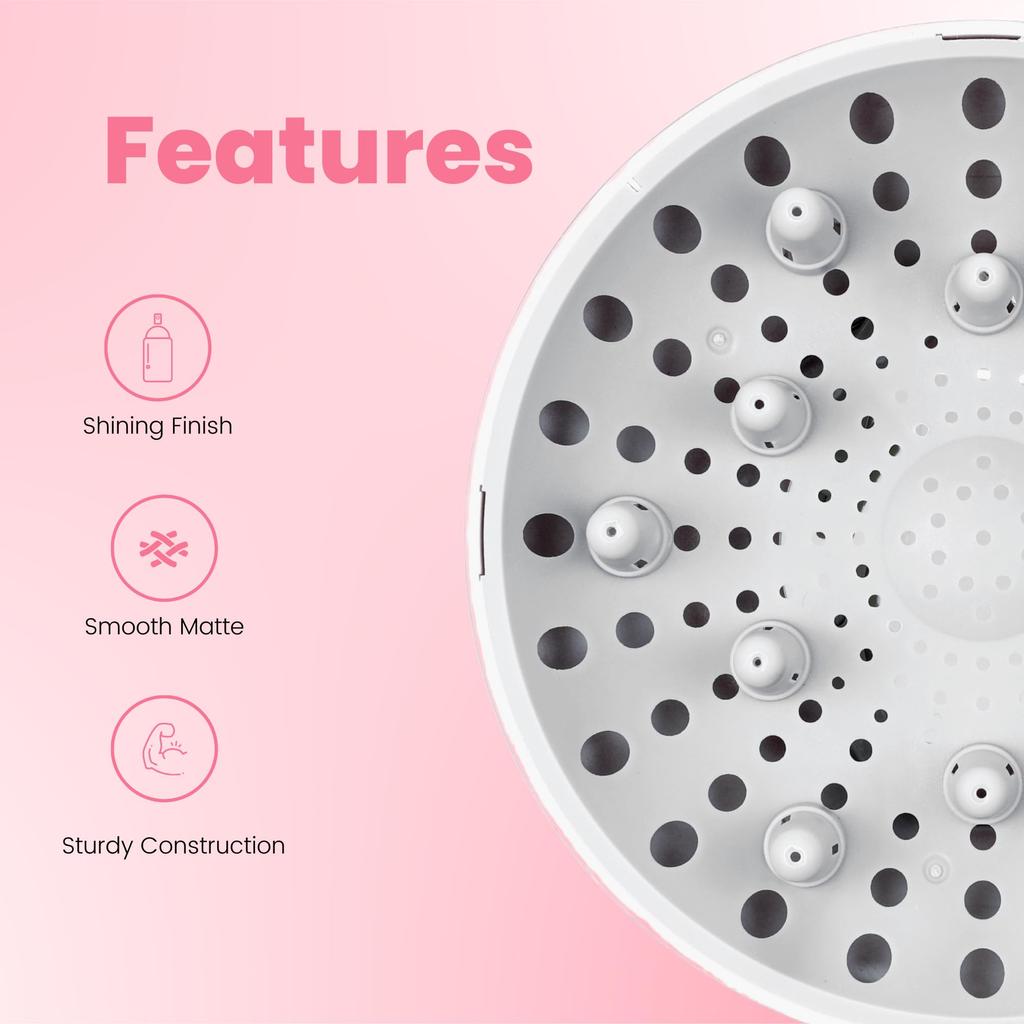 GIHALI Universal Hair Diffuser for Natural Curls and with Hair Dryer Attachment "Super Sturdy" 4.4cm-6.6cm, Waves, (Blue Lagoon)