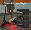 W8 Electric Scooter 750W Motor 48V14Ah Battery, 40km/h Max Speed 9.3” Off-Road Tires, Triple Brake with App Dual Suspension Escooters