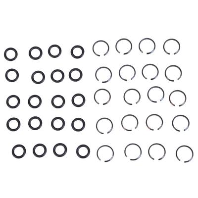 20 Set Impact Wrench Retainer Rings Wrench Rings Replacement Rings Clamps with O Rings for Impact Wrench Accessories