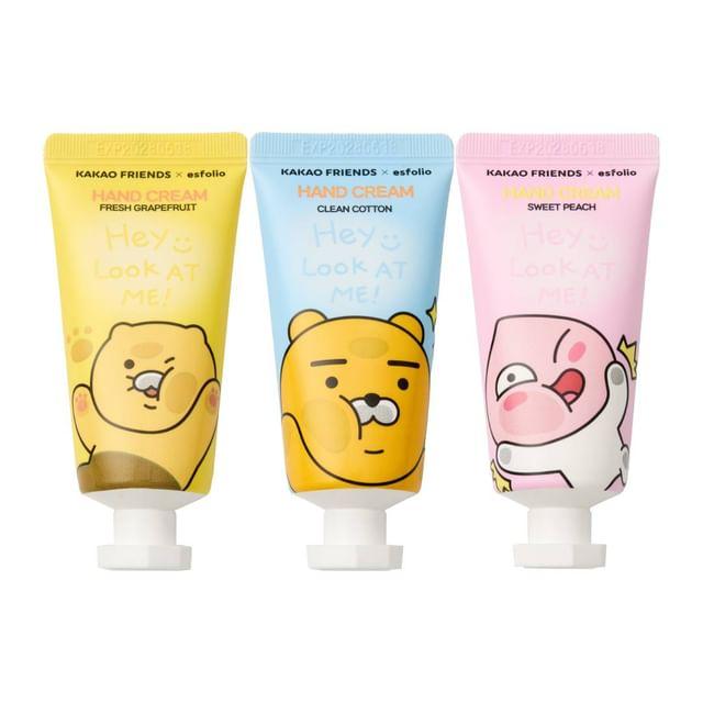 esfolio - Look At Me Hand Cream KAKAO FRIENDS Edition - 3 Types Fresh Grapefruit