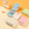 Eco-friendly Folding Mini Pill Box: Moisture & Damp Proof, Compact & Portable Carry-on.