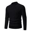 Autumn Winter Men's Crew Neck Sweater Soft Casual Sweaters for Men Autumn Classic Pullover Sweaters Mock Turtleneck Knitted Streetwear
