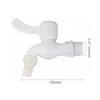 Plastic Washing Machine Tap 1/2" 3/4' Leak-Proof Hose Connector Single Tap Quick Connect Water Faucet Outdoor Balcony Use