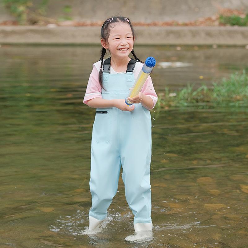 

Детский комбинезон для водных приключений – Быстросохнущая защита для игр на пляже Детский водонепроницаемый игровой костюм 26yards светло-синий