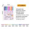 Dual-Line Fluorescent Outline Marker for Students and Artists