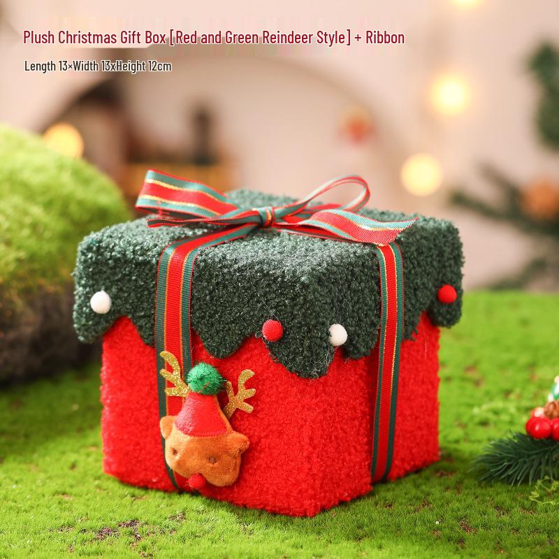 Christmas Eve Apple Gift Box - Creative Little House Candy Packaging for Kids