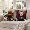 Anime M-My Hero Academia H-Hawks Pillow Case Anti-Dustmite Invisible Zipper Sofa Bed