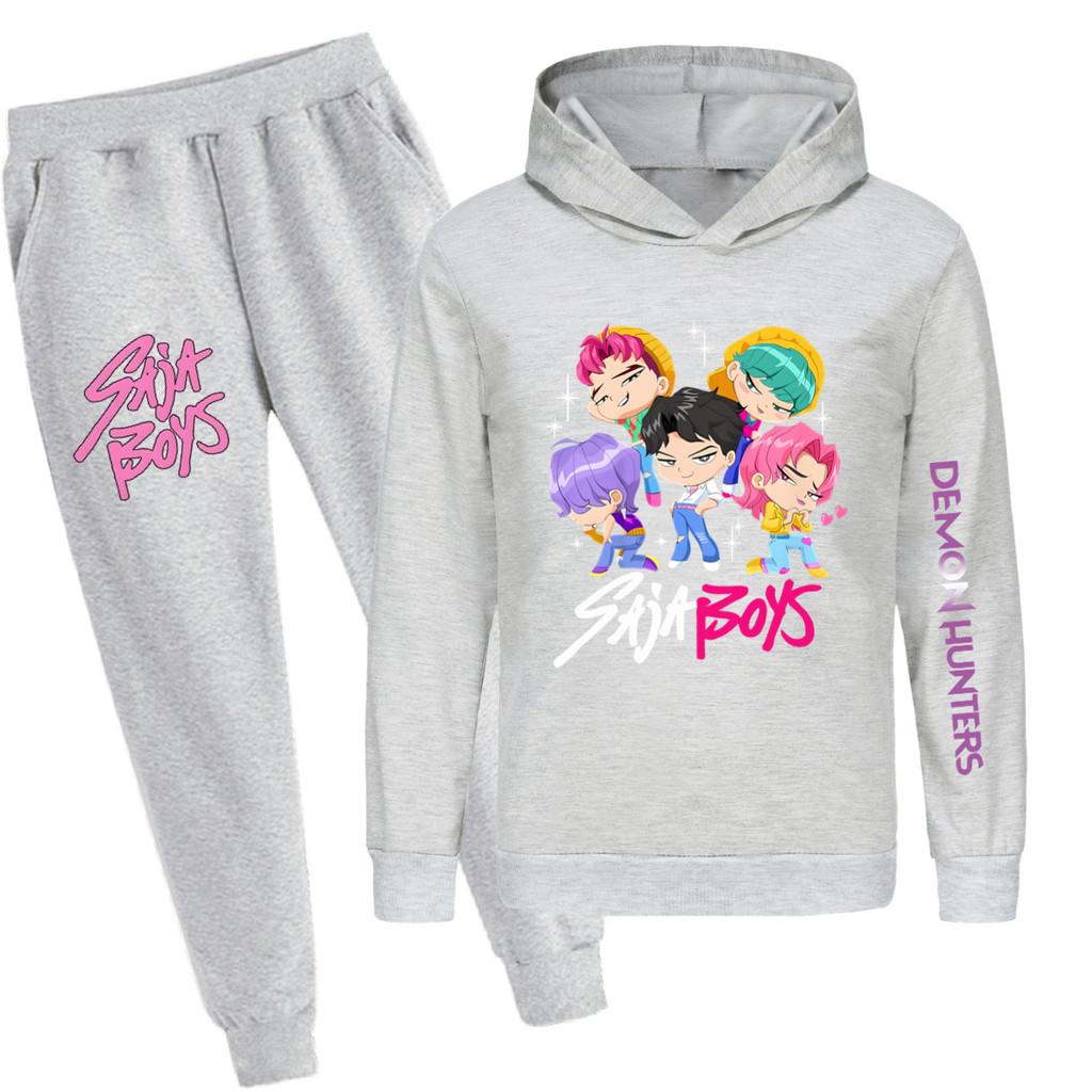 4988x Kids Girls Rumi Zoey Mira Print Hoodies Pants Trouser Clothes Set